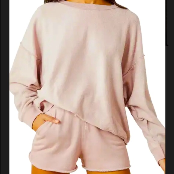 NWT Free People FP Movement Kelly Two Piece Matching Set in Color Rose - Picture 4 of 6